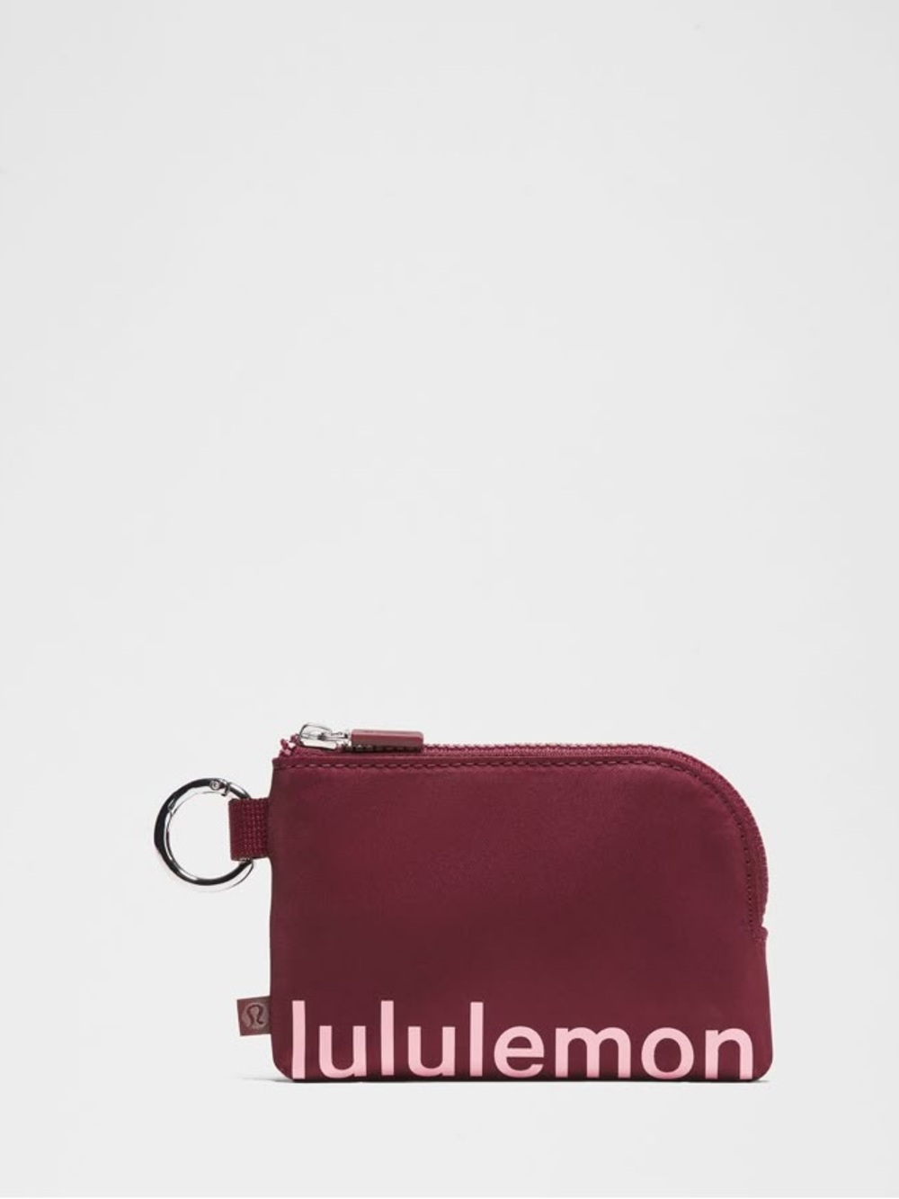 Lululemon Athletica Clippable Card Pouch in Deep Luxe/Pink Tide
